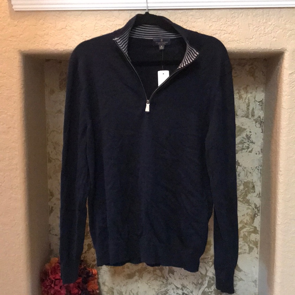 NWT Brooks Brothers half zip sweater